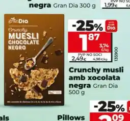 Dia GRAN DIA Crunchy musli amb xocolata negra oferta