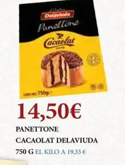 Claudio DELAVIUDA Panettone cacaolat oferta