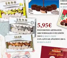 Claudio Polvorones artesanos 1880 normales o de limón oferta