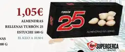 Claudio 25 Almendras rellenas turrón oferta