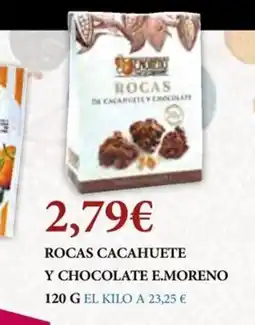 Claudio Rocas cacahuete y chocolate e.moreno oferta