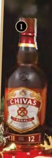 Claudio Whisky escocés chivas regal botella oferta