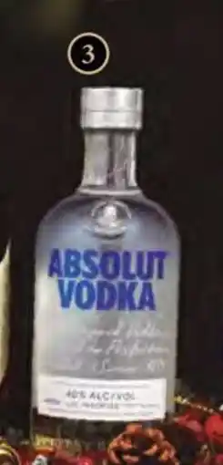 Claudio ABSOLUT VODKA botella oferta