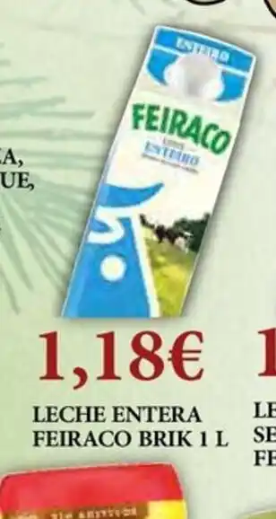 Claudio FEIRACO Leche semidesnatada oferta