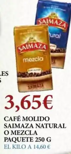 Claudio Café molido saimaza natural o mezcla paquete oferta