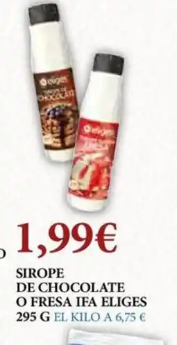 Claudio Sirope de chocolate o fresa ifa eliges oferta