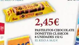 Claudio Pastelitos chocolate donettes clásicos oferta
