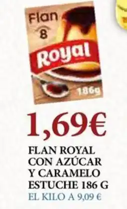 Claudio FLAN ROYAL con azúcar y caramelo estuche oferta