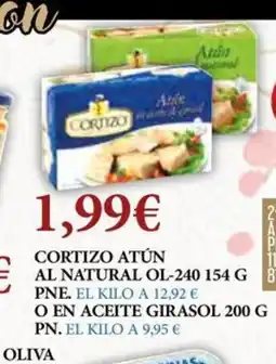 Claudio CORTIZO Atún al natural oferta