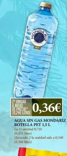 Claudio MONDARIZ Agua sin gas oferta
