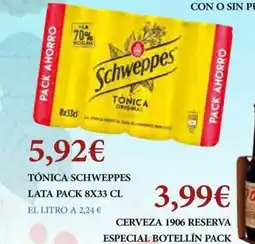 Claudio SCHWEPPES Tónica oferta