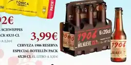 Claudio Cerveza 1906 reserva especial botellín oferta