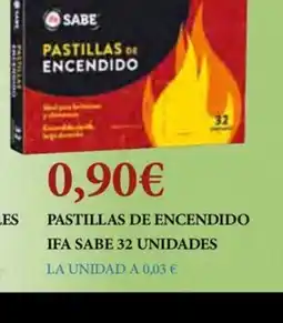 Claudio Pastillas de encendido ifa sabe 32 unidades oferta