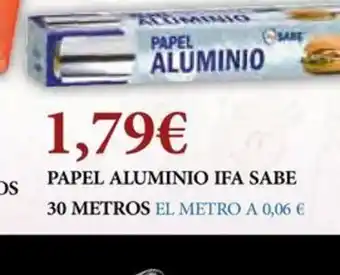 Claudio IFA SABE Papel aluminio oferta