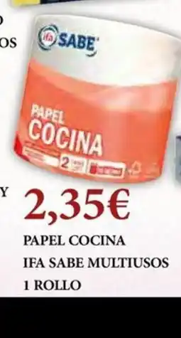 Claudio Papel cocina ifa sabe multiusos 1 rollo oferta