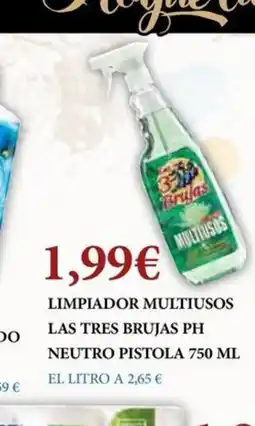 Claudio Limpiador multiusos las tres brujas ph neutro pistola oferta