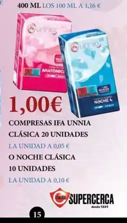 Claudio Compresas ifa unnia clásica 20 unidades oferta