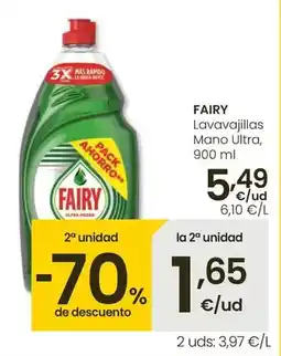 Eroski Fairy - lavavajillas mano ultra oferta