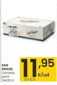 Eroski San miguel - cerveza oferta