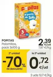 Eroski Popitas - palomitas oferta