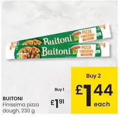 Eroski Buitoni - finissima pizza dough oferta