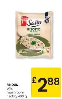 Eroski Findus - wild mushroom risotto oferta