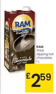 Eroski Ram - thick dipping hot chocolate oferta