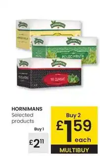 Eroski Hornimans - selected products oferta