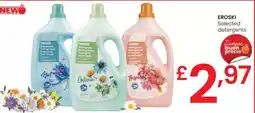 Eroski Eroski - selected detergents oferta