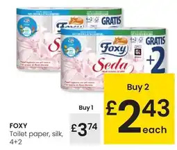 Eroski Foxy - toilet paper, silk oferta