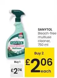 Eroski Sanytol - bleach-free multiuse cleaner oferta