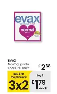 Eroski Evax - normal panty liners oferta