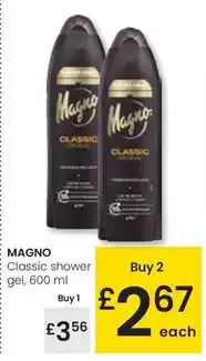 Eroski Magno - classic shower gel oferta