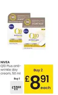 Eroski Nivea - q10 plus anti-wrinkle day cream oferta