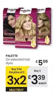 Eroski Palette - hair dyes oferta
