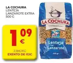 CashDiplo La cochura - lenteja lanzarote extra oferta