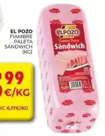 CashDiplo Elpozo - fiambre paleta sandwich oferta