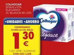 CashDiplo Colhogar - servilleta elegance oferta