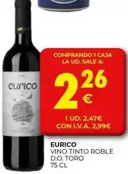 CashDiplo Eurico - vino tinto roble d.o. toro oferta