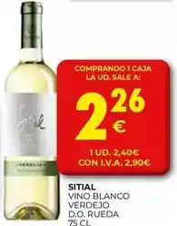 CashDiplo Sitial - vino blanco verdejo d.o. rueda oferta