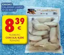 CashDiplo Exkimo - calamar limpio oferta