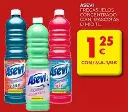 CashDiplo Asevi - fregasuelos concentrado cian, mascotas o mio oferta