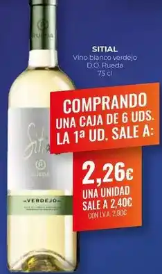 CashDiplo Sitial - vino blanco verdejo d.o. rueda oferta