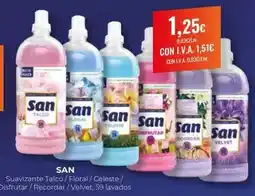CashDiplo San - suavizante talco / floral / celeste / diffutar / recordar / velvet oferta