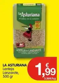 CashDiplo La asturiana - lenteja lanzarote oferta