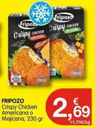CashDiplo Fripozo - crispy chicken americana o mejicana oferta
