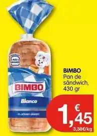CashDiplo Bimbo - pan de sandwich oferta