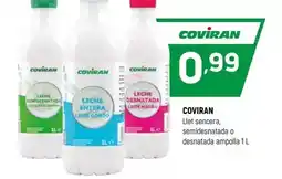 Coviran Coviran - llet sencera semidesnatada o desnatada ampolla oferta