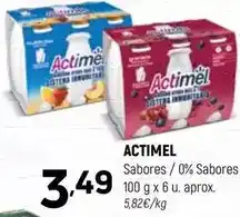 Coviran Actimel - sabores oferta