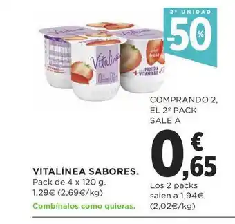 Supercor Exprés Vitalínea Sabores 4 x 120g oferta